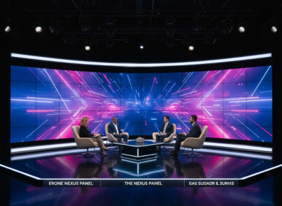 Broadcast LED backdrop